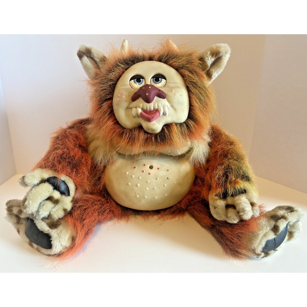 VINTAGE 1997 RARE BEASTLY BUDDIES 'GRUNT' similar to My Pet Monster Plush